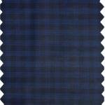 Raymond Adorn Super 90's Merino Wool blue Checkered trouser Fabric-1.25 mts / VV6810
