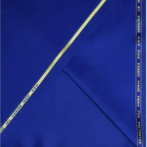 RAYMOND ADORN 90S ROYAL BLUE UNSTITCHED SUIT FABRIC -3 METRES / VV6814