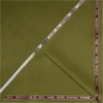 Raymond 45% wool blended trendzstar with special finish Green coloured solid unstitched suit fabric with length 3.0 metres / VV6831