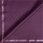 Raymond super 100 wool blended super noava with self and gentle fabric purple coloured unstitched trouser fabric with length 1.25 metres / VV6858