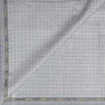 Siyaram's super Fine Bamboo Giza Italian Collection With Anti-Bacterial Grey Checkered Unstitched Shirt Fabric - 1.60 metres / VV6872