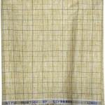 Siyaram's Linen Cotton Checkered Beige Unstitched Shirt Fabric 1.6 Mts - VV6978 /S424