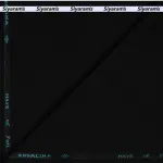 SIYARAM's BLACK POLY BLENDED UNSTITCHED SUIT FABRIC-3MTS - 4321 / VV7253