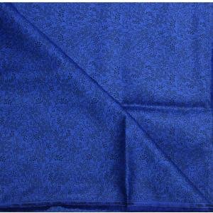 WEAVES EMPIRE 100% PREMIUM GIZA COTTON PRINTED BLUE UNSTITCHED SHIRT FABRIC 1.60MTS / VV8141