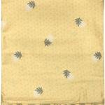 WEAVES EMPIRE 100% PREMIUM GIZA COTTON PRINTED YELLOW UNSTITCHED SHIRT FABRIC 1.60MTS / VV8148