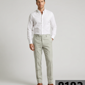 J.hampstead Terron Rayon Solid Beige Unstitched Trouser Fabric -1.25 metres - VV8182